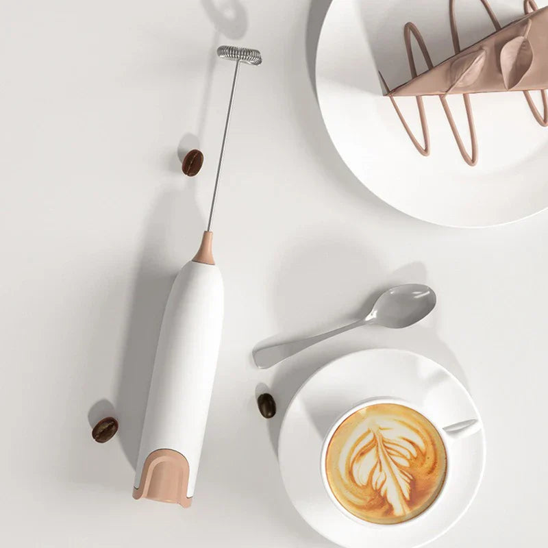 Battery Operated Drink Mixer Foaming Wand