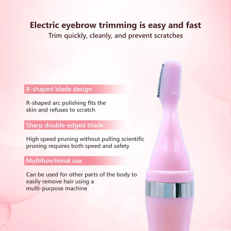Battery Operated Electric Eyebrow Razor Trimmer