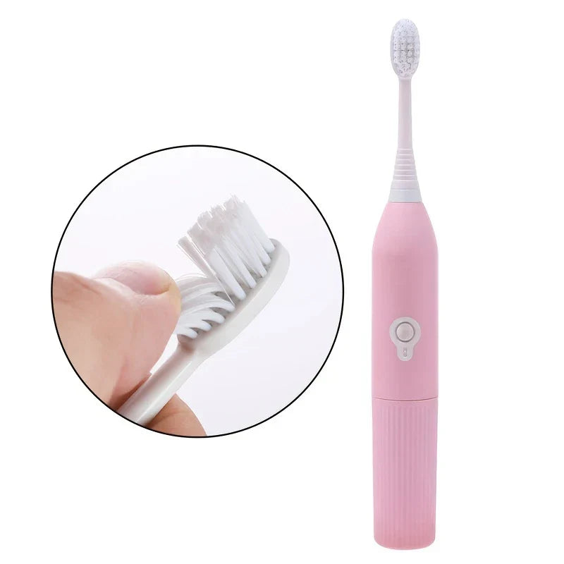 Battery Operated Electric Toothbrush Soft Bristle