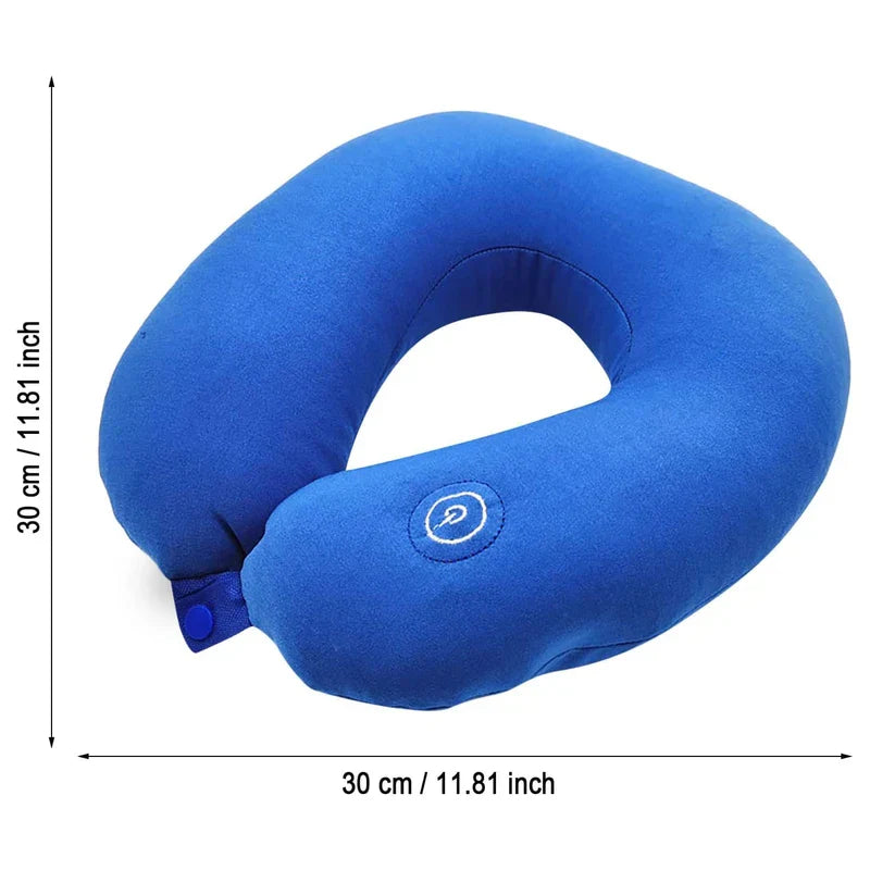 Battery Operated Electric U-Shaped Travel Massage Pillow