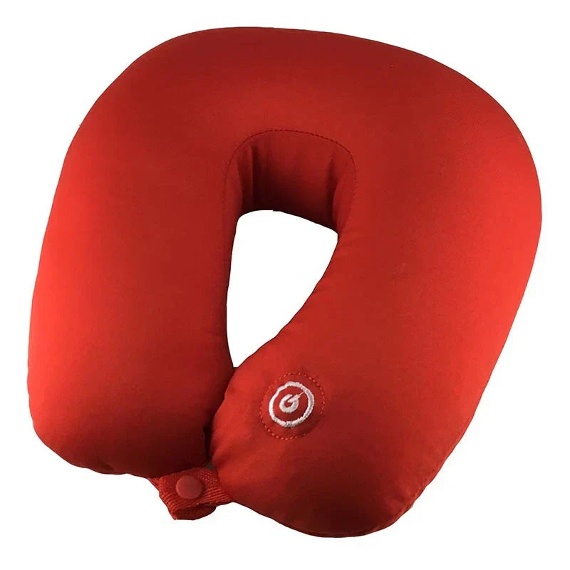 Battery Operated Electric U-Shaped Travel Massage Pillow