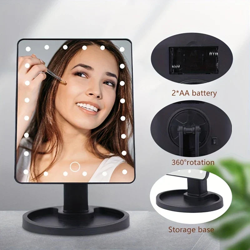 Battery Operated LED Vanity Makeup Mirror
