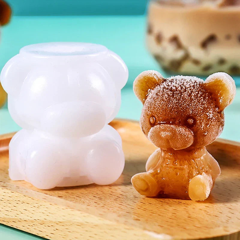 Bear Shaped Silicone Ice Cube Mold
