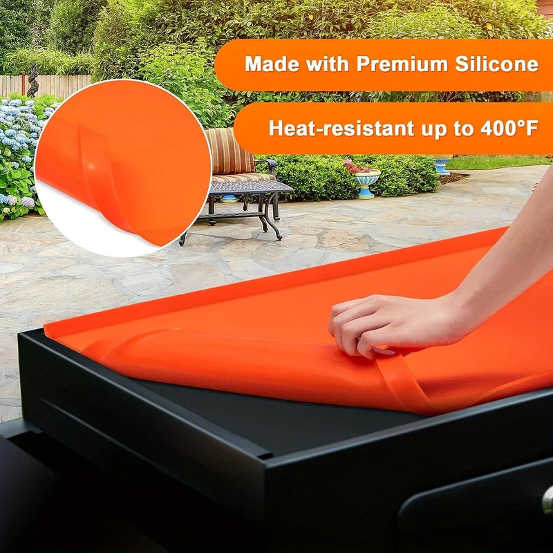 Black Silicone Baking Mat Set