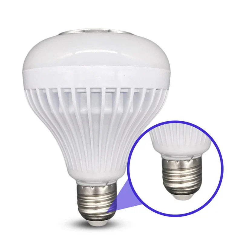 Bluetooth Speaker Led Music Light Bulb Rgb