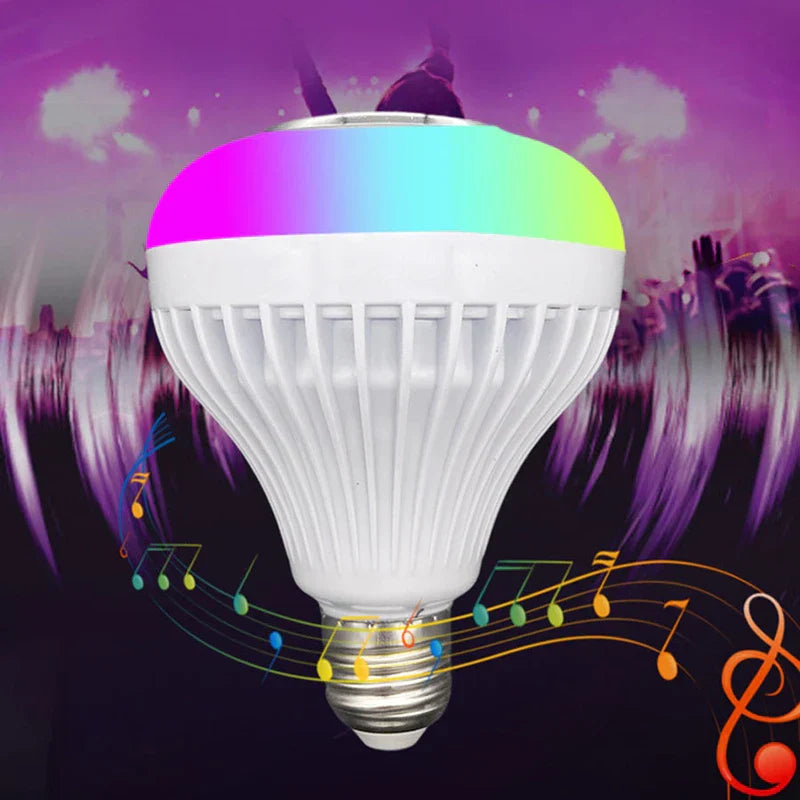 Bluetooth Speaker Led Music Light Bulb Rgb