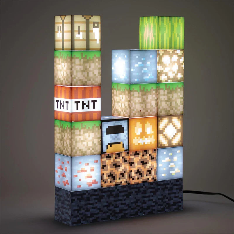 Building Block Style Led Night Light Lamp