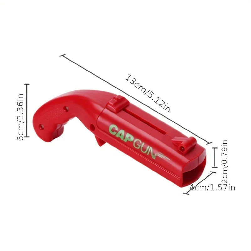 Cap Gun Beer Bottle Opener Launcher Shooter