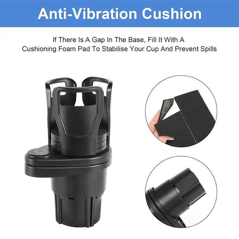 Car Cup Holder Expander Adapter Multifunctional