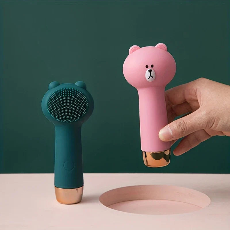 Cartoon Bear Facial Cleansing Brush