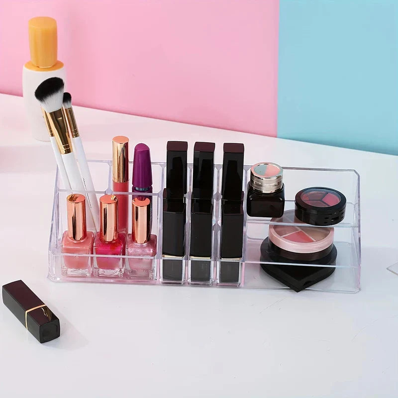 Clear Acrylic Makeup Organizer Storage Box