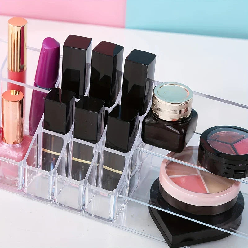 Clear Acrylic Makeup Organizer Storage Box