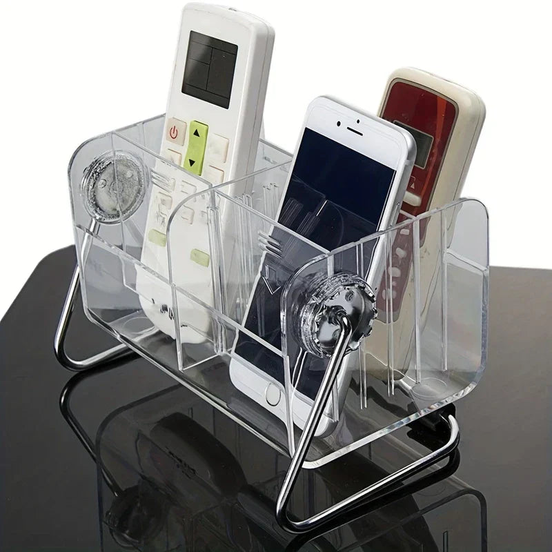 Clear Acrylic Remote Control Holder Organizer
