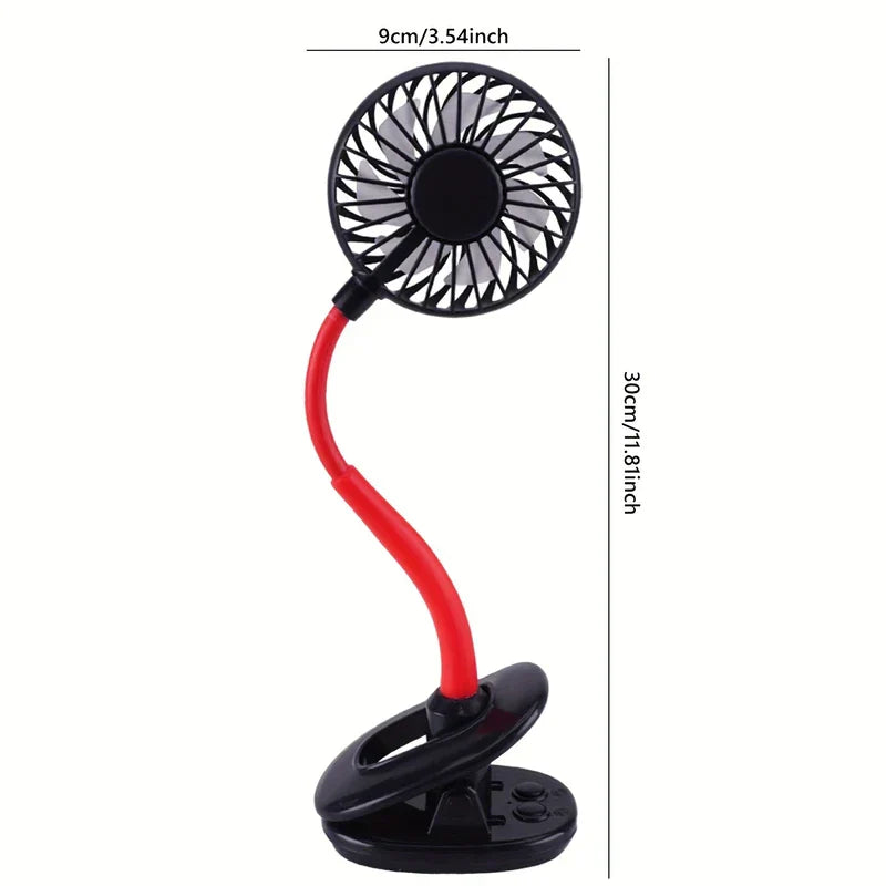 Clip-On Desk Fan