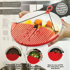 Clip-On Silicone Pot Strainer Colander