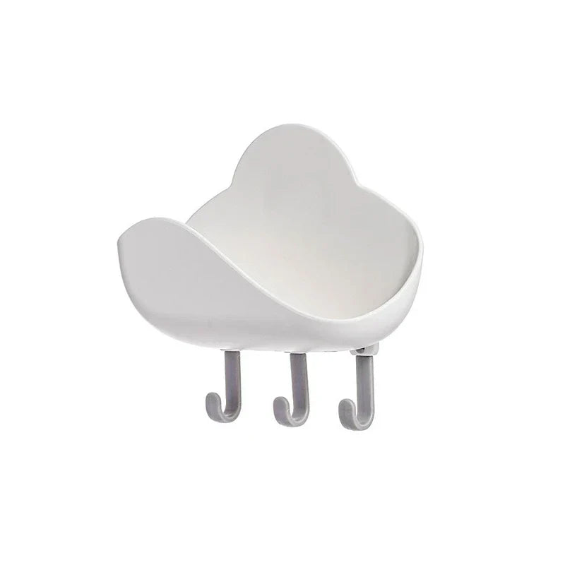 Cloud Shape Self-Draining Soap Dish