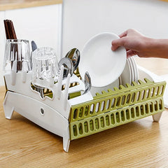Collapsible Dish Drying Rack Drainer