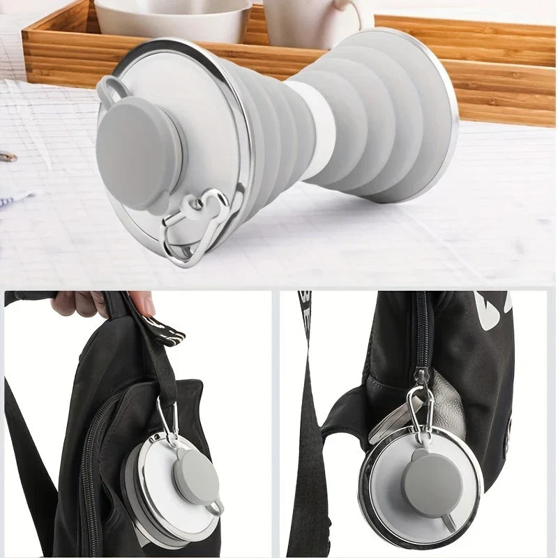 Collapsible Silicone Travel Water Bottle