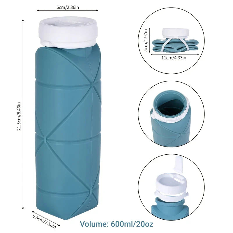 Collapsible Sports Water Bottle