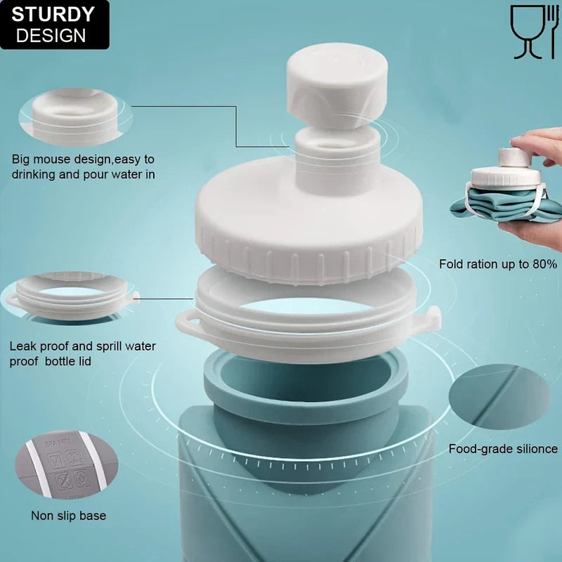 Collapsible Sports Water Bottle