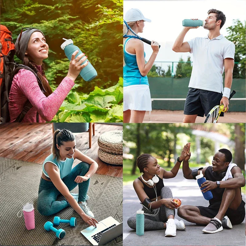 Collapsible Sports Water Bottle