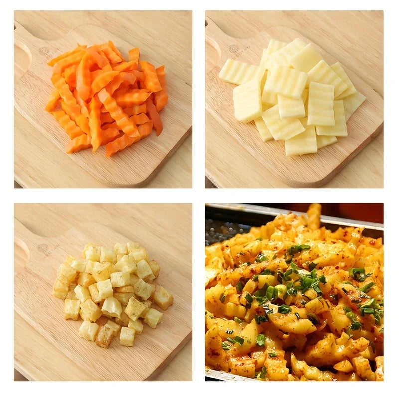 Crinkle Cut Wavy Potato Vegetable Slicer Knife