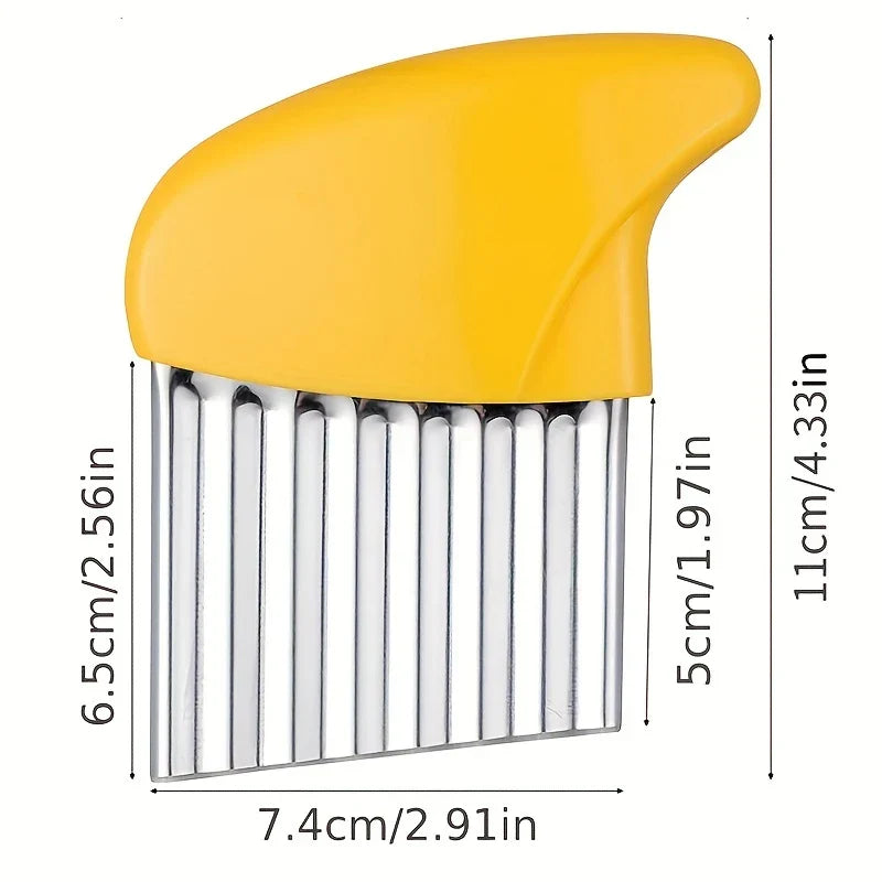 Crinkle Cut Wavy Potato Vegetable Slicer Knife