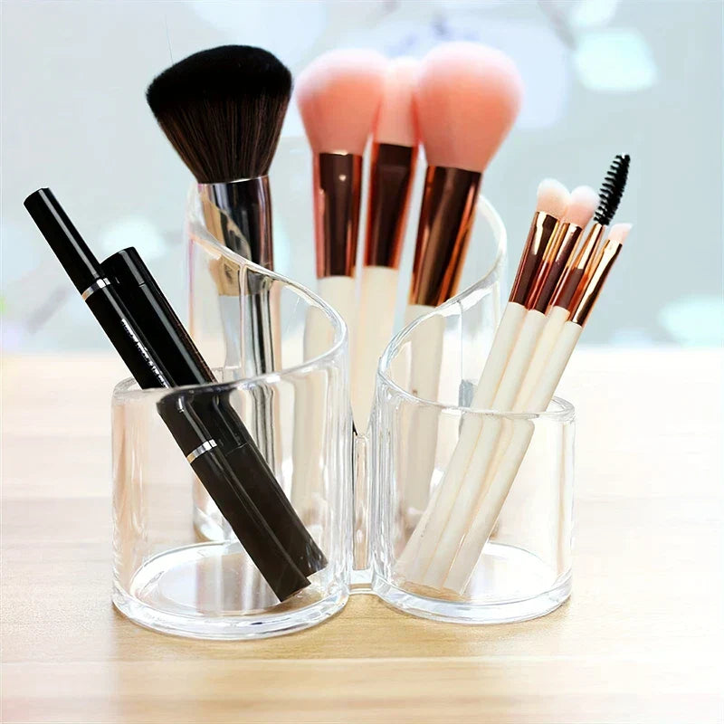 Curved Tiered Makeup Organizer Stand
