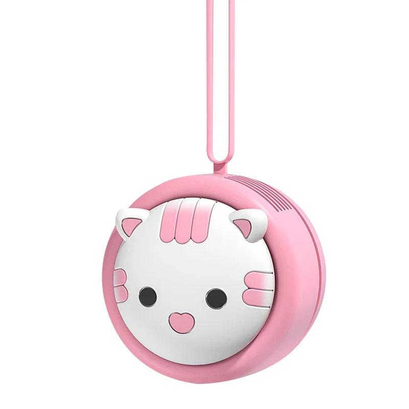 Cute Pet Design Wearable Neck Fan Usb