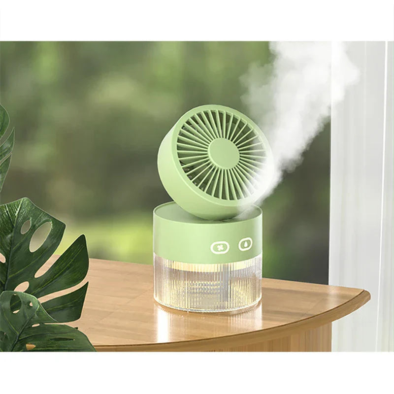 Desktop Misting Fan Humidifier Usb Portable