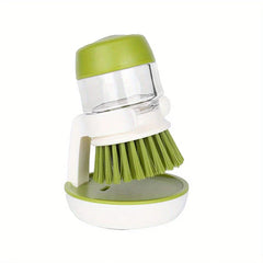 Dish Brush with Soap Dispenser Handle