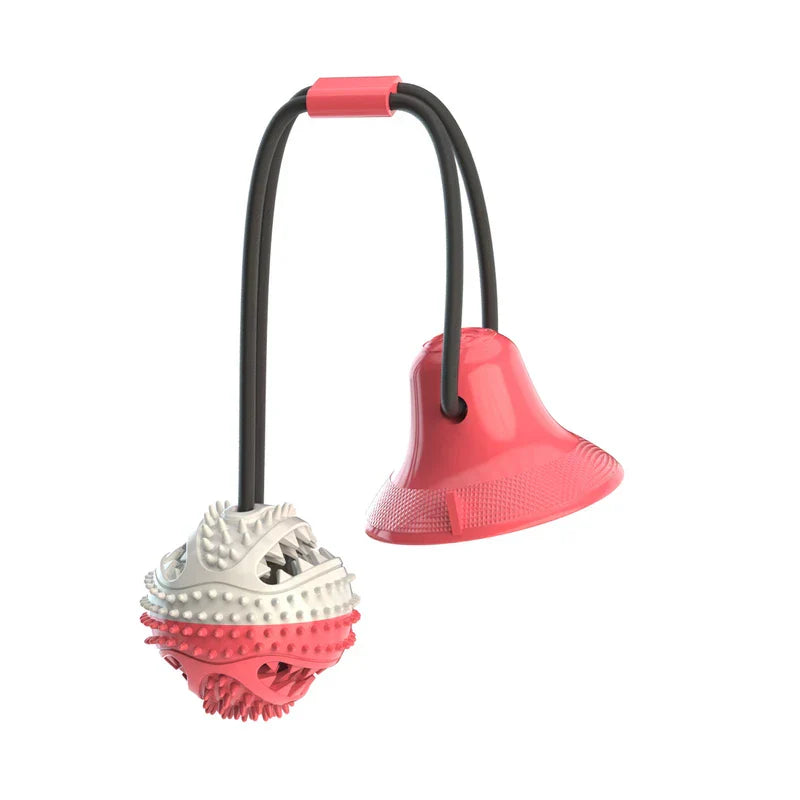 Dog Toy Chew Squeaky Interactive Puzzle Ball
