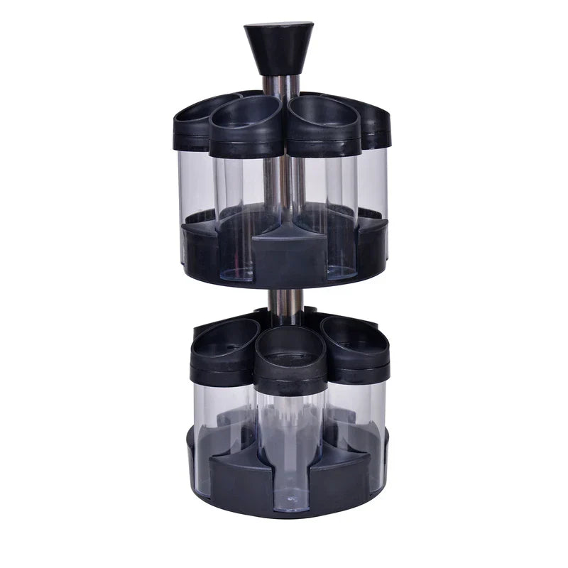 Double Layer Rotating Spice Jar