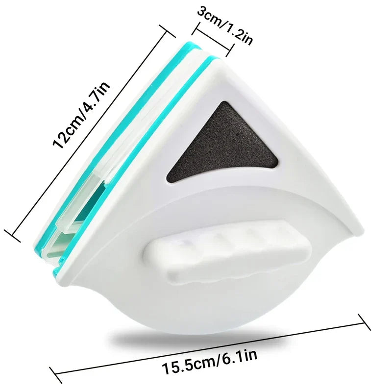 Double-Sided Magnetic Window Cleaner (3-8mm Glass)