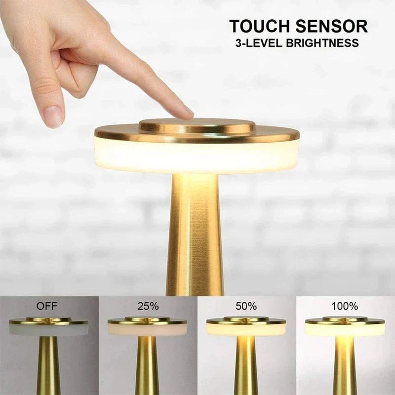 Double Shade Led Desk Table Lamp Adjustable