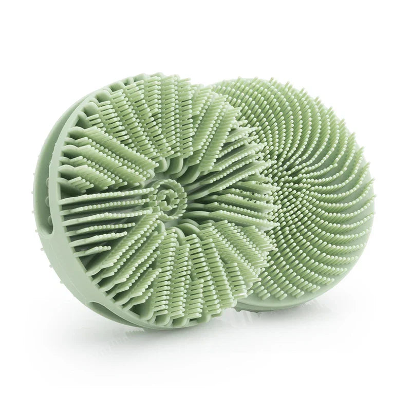 Double Sided Round Body Shower Brush