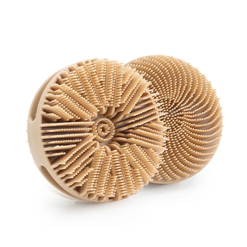 Double Sided Round Body Shower Brush