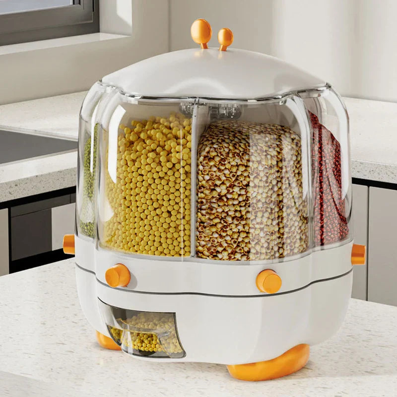 Dry Food Grain Storage Container Dispenser