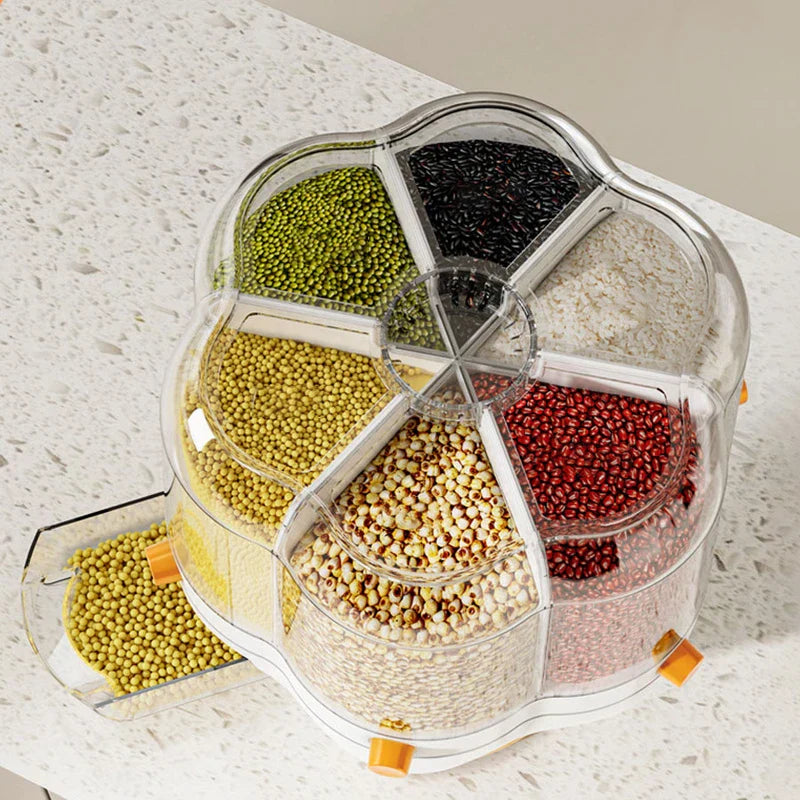Dry Food Grain Storage Container Dispenser