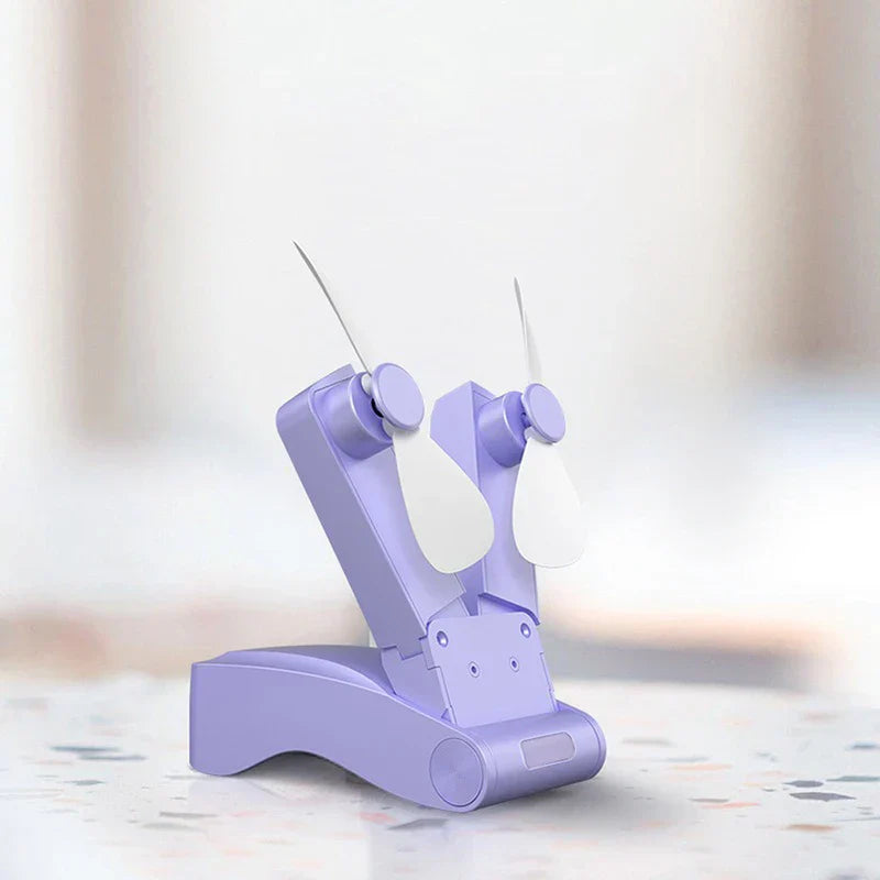 Dual Head Usb Desk Fan
