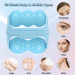 Dual Sided Ice Roller Facial Massager