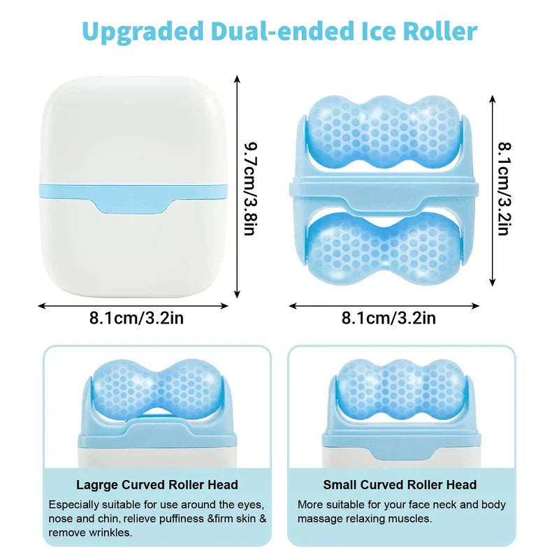 Dual Sided Ice Roller Facial Massager