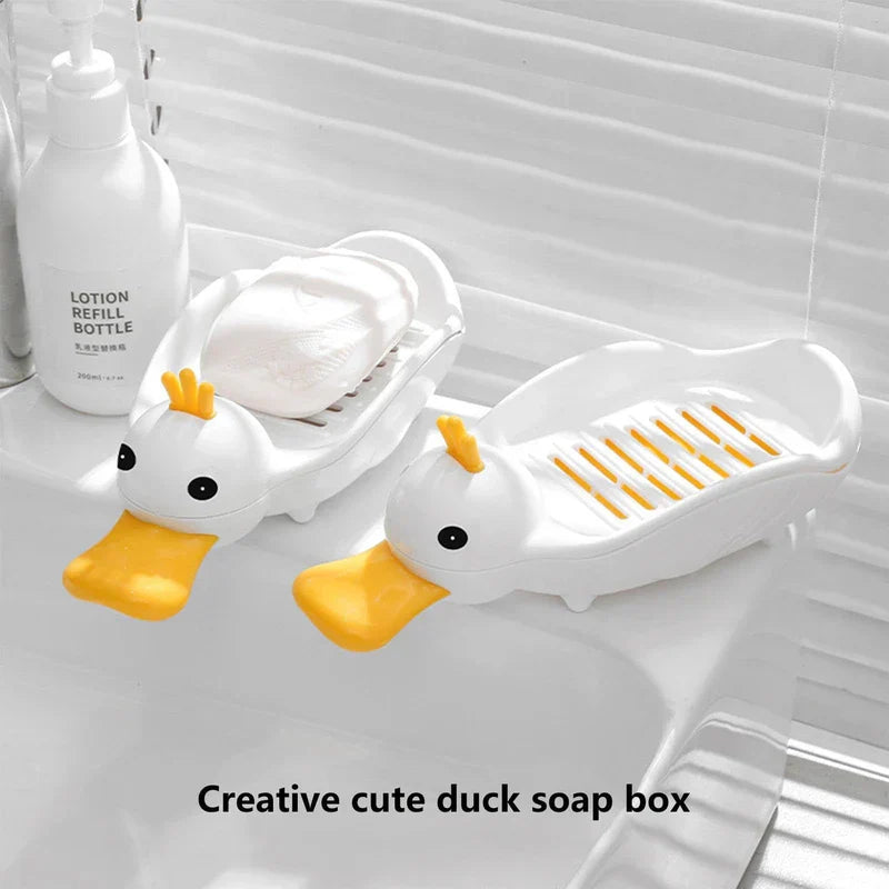 Duck Soap Dish Holder Self-Draining