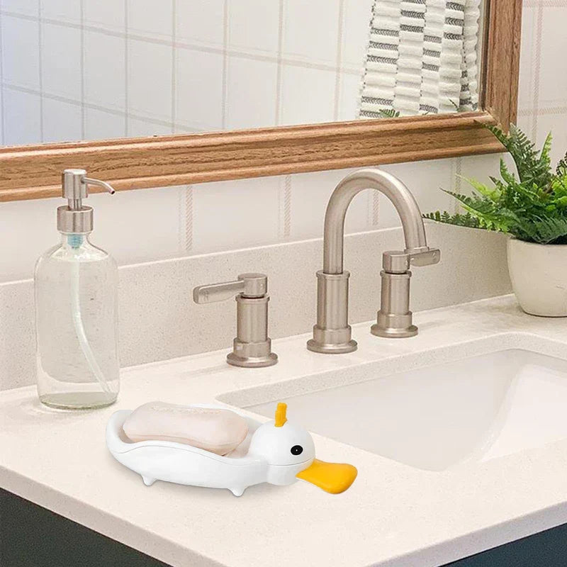 Duck Soap Dish Holder Self-Draining