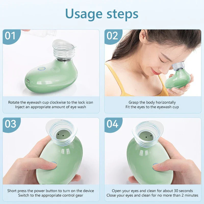 Electric Eye Wash Cup Cleaner Massager