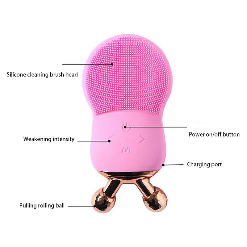 Electric Facial Cleansing Brush Massager Sonic