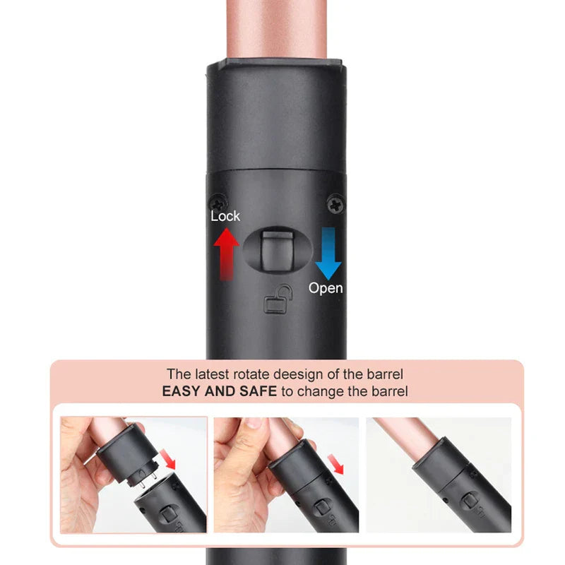 Electric Hair Styling Curling Barrel Tool
