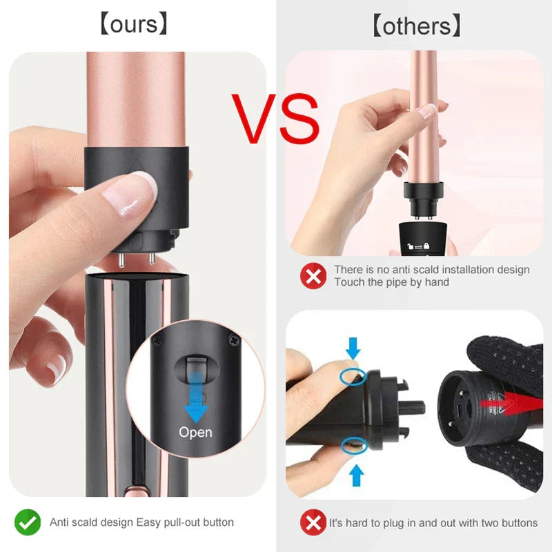Electric Hair Styling Curling Barrel Tool