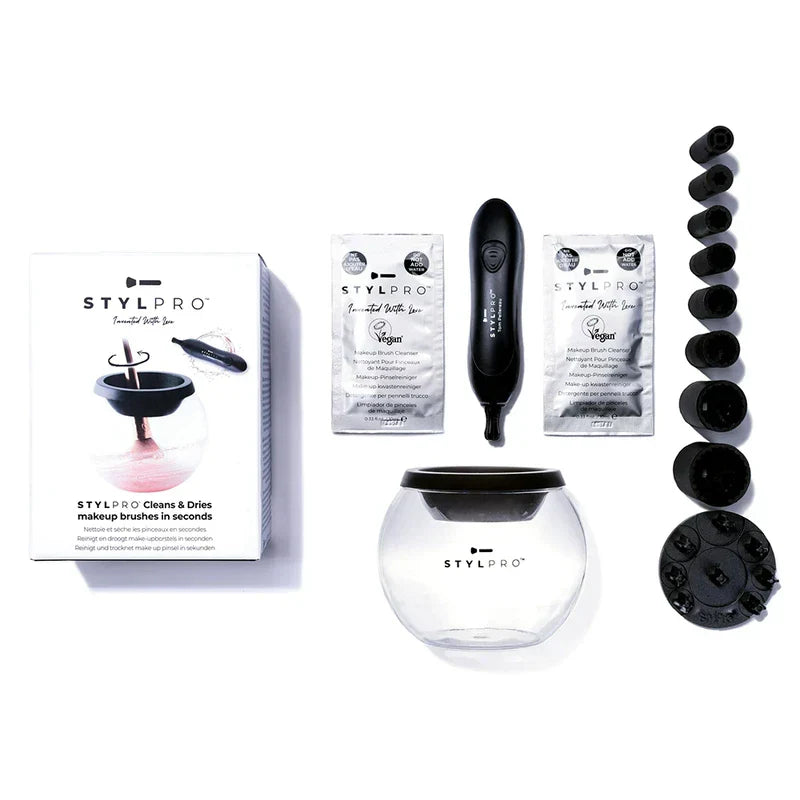 Electric Makeup Brush Cleaner Spinner Machine (Black)