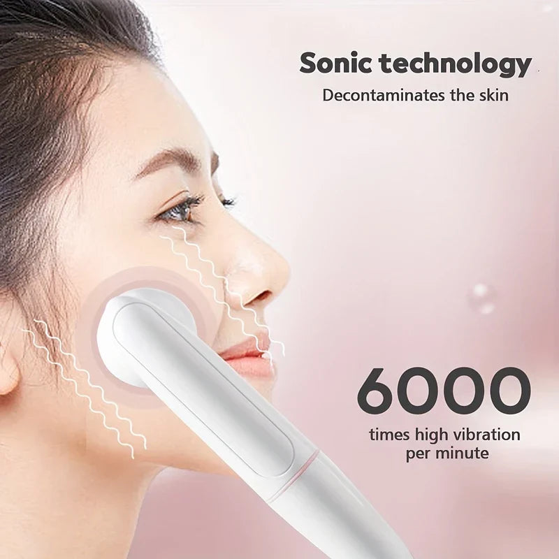 Electric Silicone Facial Cleanser Brush Battery Op